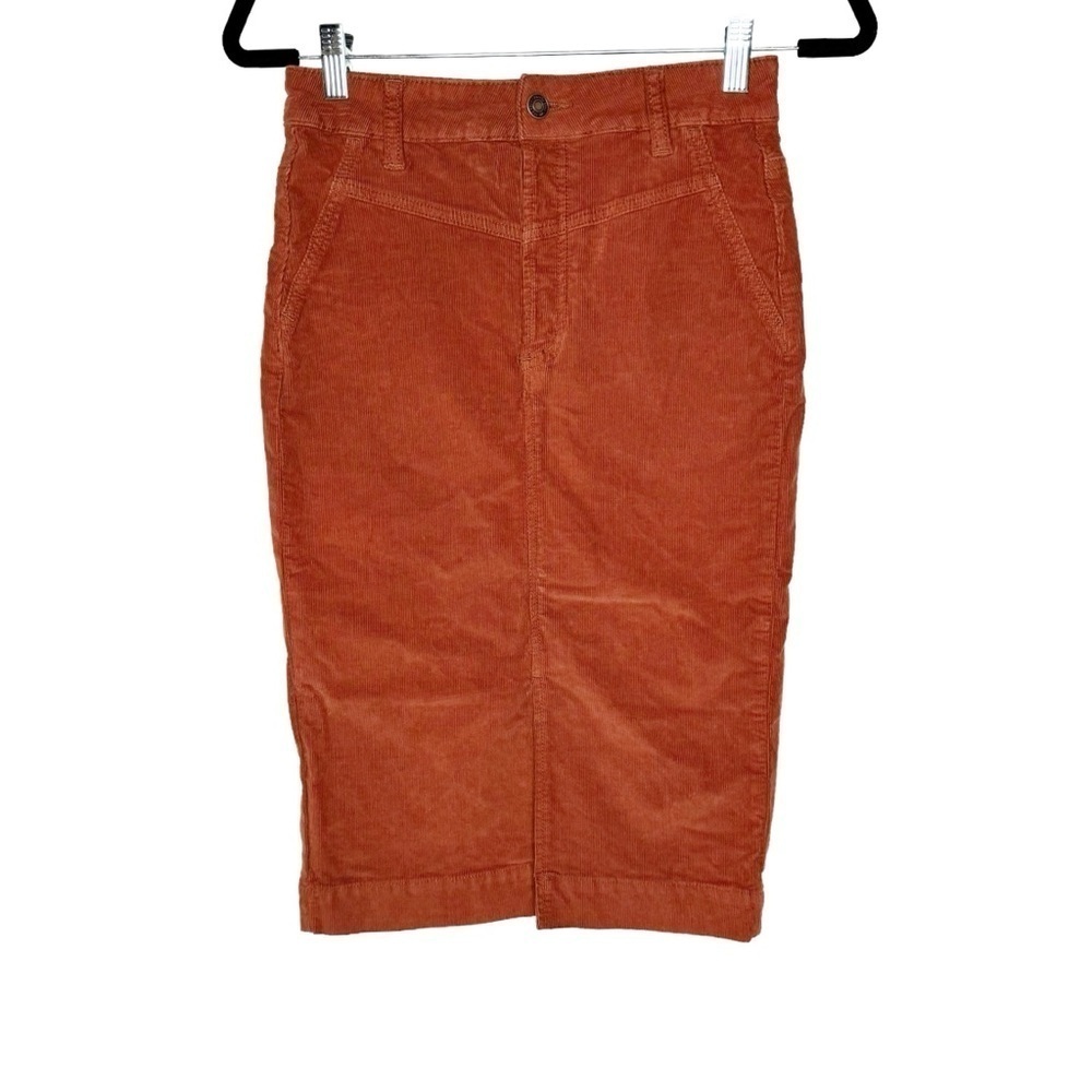 Free People We The Free Rosemary Corduroy Pencil Skirt 25